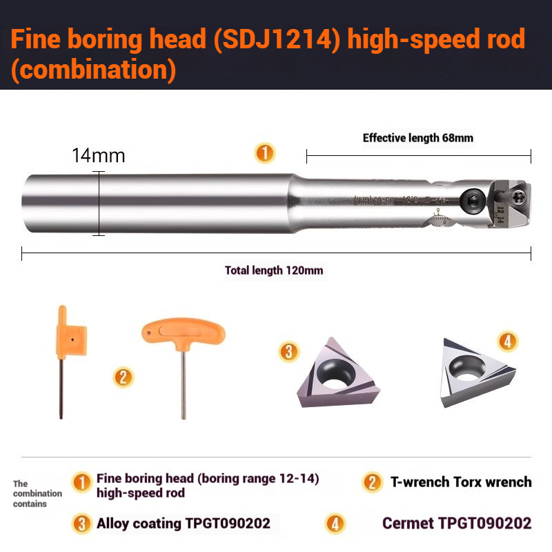 1070-SDJ Fine Boring Tools Fine Boring Heads Adjustable BT40 Fine Boring Tools Set Machining Center Small Bore Fine Boring Tools Shandong Denso Pricision Tools Co.,Ltd.